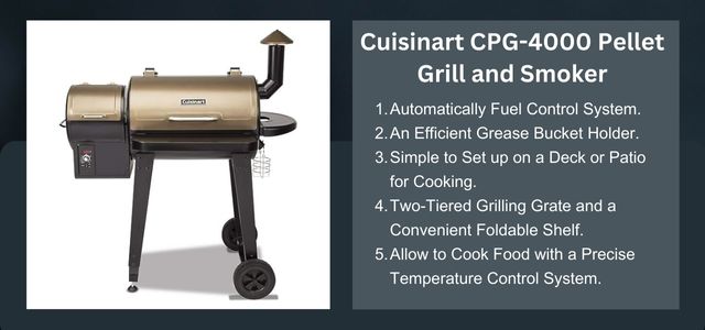 Cuisinart CPG-4000 wooden Pellet Grill and Smoker