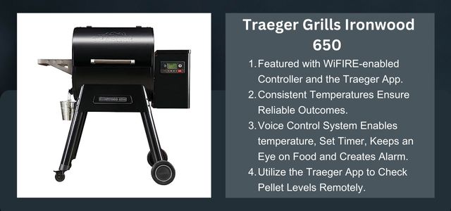Traeger Grills Ironwood 650 Wood Pellet Grill and Smoker