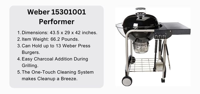 Weber Performer Charcoal Grill under 300$