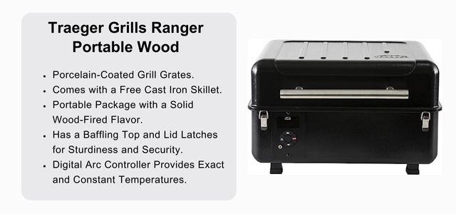 Traeger Grills Ranger Portable Wood Pellet Grill