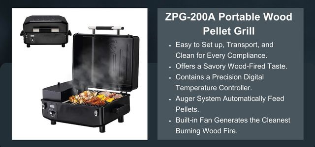 ZPG-200A Portable Wood Pellet Grill