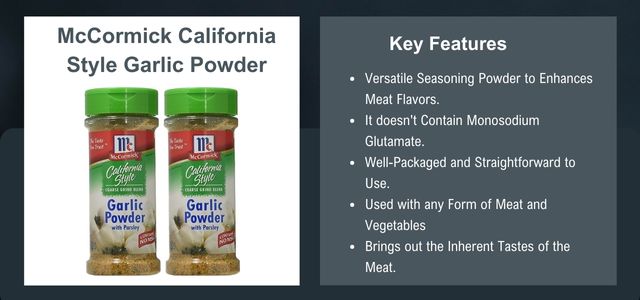 McCormick California Style Garlic Powder 
