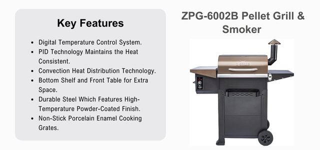  ZPG-6002B wood Pellet Grill & Smoker