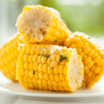 Steamed Frozen Corn