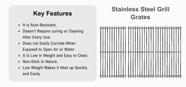 Stainless Steel Grill Grates 