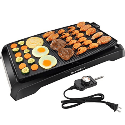 Table top electric griddle 