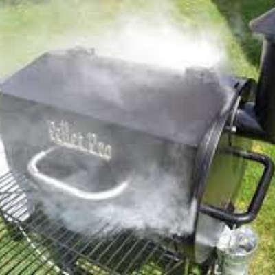 getting smoke from a pellet grill