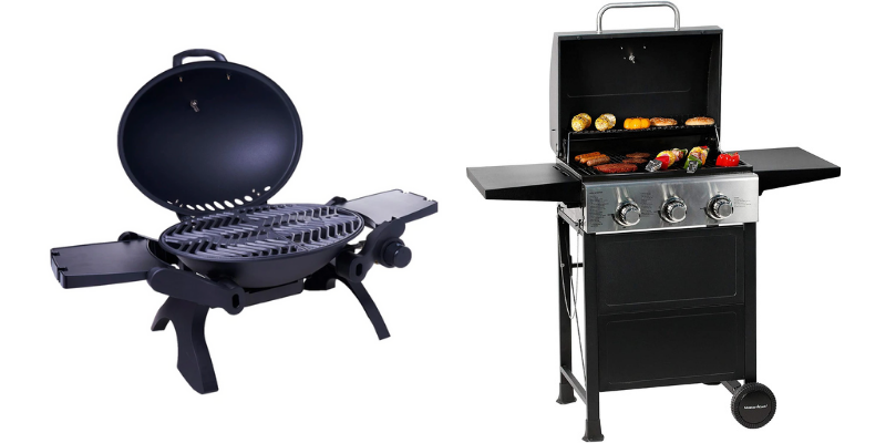 different sizes of Gas Grills 