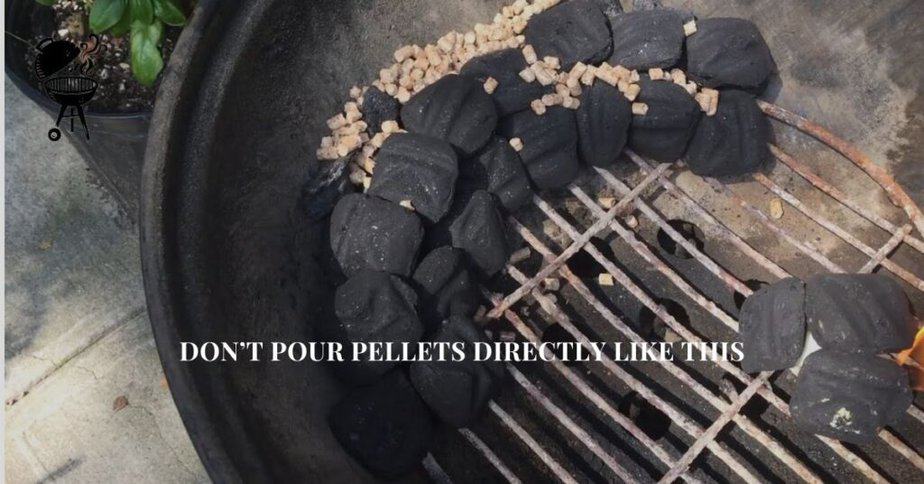 ways to use pellets in a charcoal grill