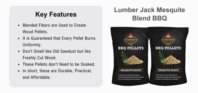Best Lumber Jack Mesquite Blend BBQ Pellets for brisket