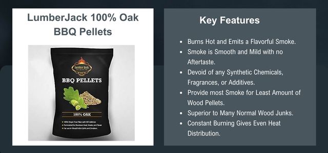 LumberJack 100% Oak BBQ Pellets 
