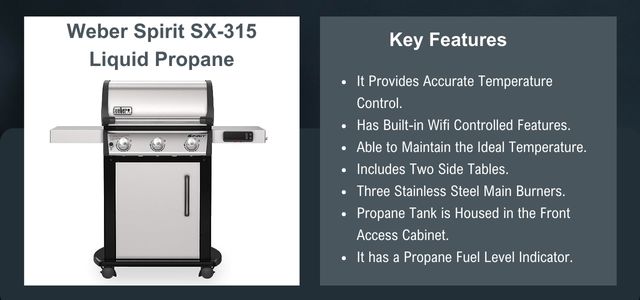 Weber Spirit SX-315 Liquid Propane Grill