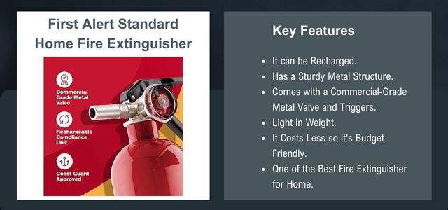 First Alert Standard Home Fire Extinguisher
